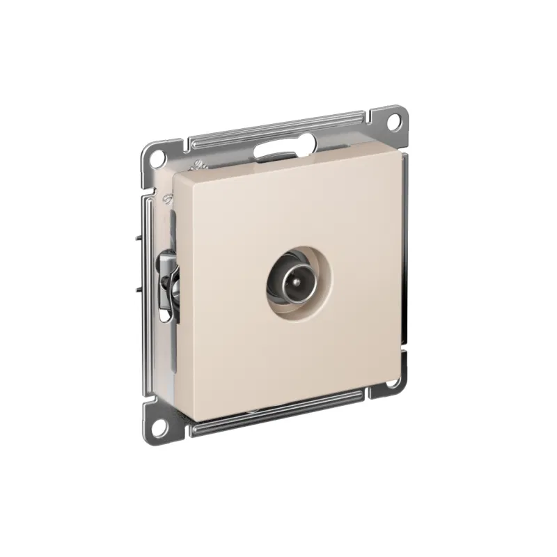 Розетка телевизионная оконечная TV AtlasDesign 1дБ механизм беж. SE ATN000291 Systeme Electric