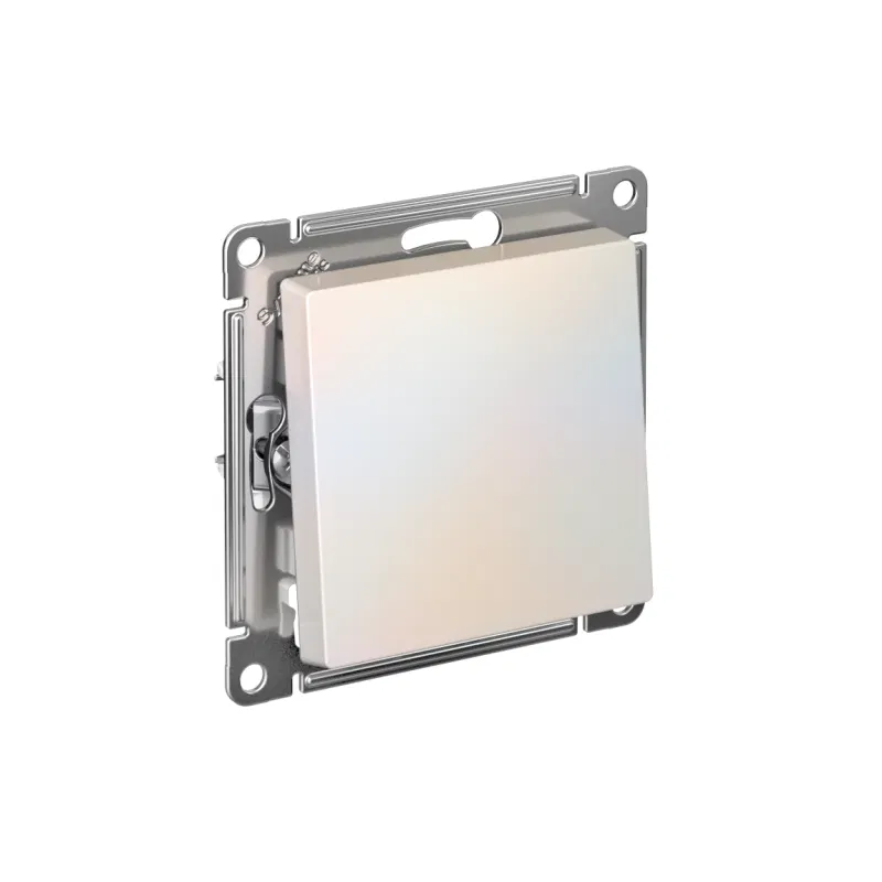Выключатель 1-кл. СП AtlasDesign 10А IP20 (сх. 1) 10AX с самовозвратом механизм жемчуж. SE ATN000415 Systeme Electric