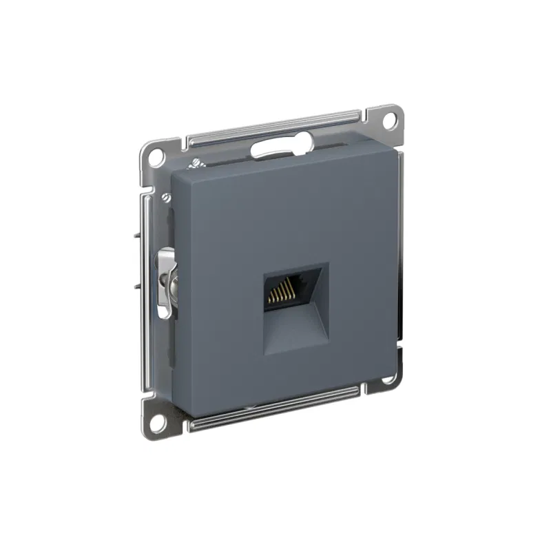 Розетка компьютерная AtlasDesign RJ45 кат.6A механизм грифель SE ATN000786 Systeme Electric