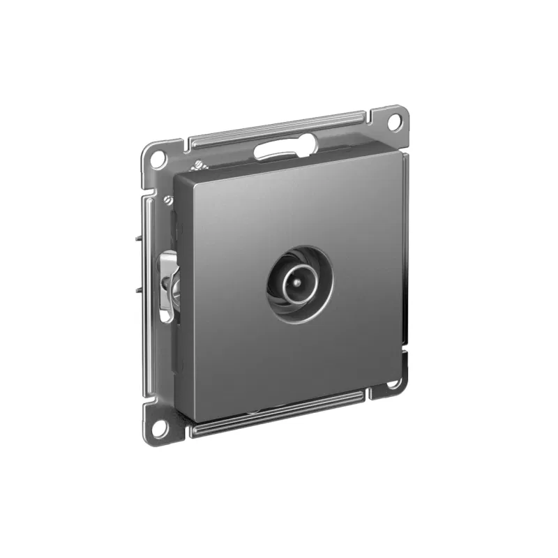 Розетка телевизионная TV AtlasDesign коннектор механизм сталь SE ATN000993 Systeme Electric