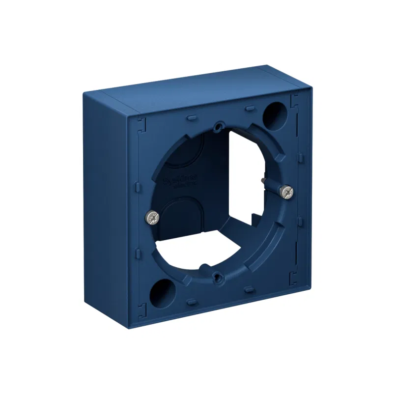 Коробка AtlasDesign для наружн. монтажа аквамарин SE ATN001100 Systeme Electric