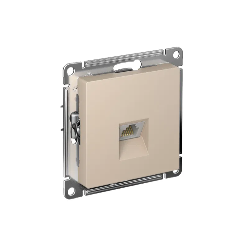 Розетка компьютерная AtlasDesign RJ45 кат.6A механизм песочн. SE ATN001286 Systeme Electric
