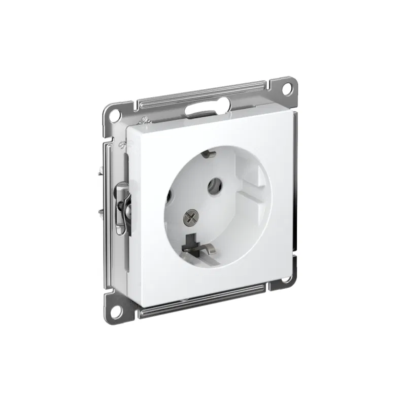 Розетка AtlasDesign 16А с заземл. механизм лотос SE ATN001343 Systeme Electric
