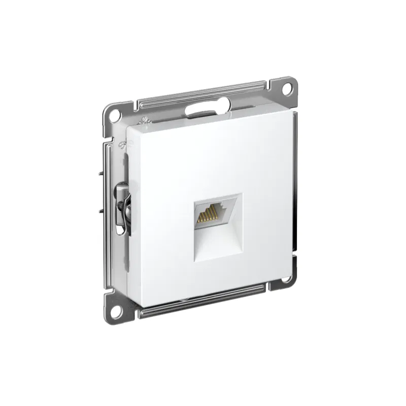 Розетка компьютерная AtlasDesign RJ45 кат.5E механизм лотос SE ATN001383 Systeme Electric