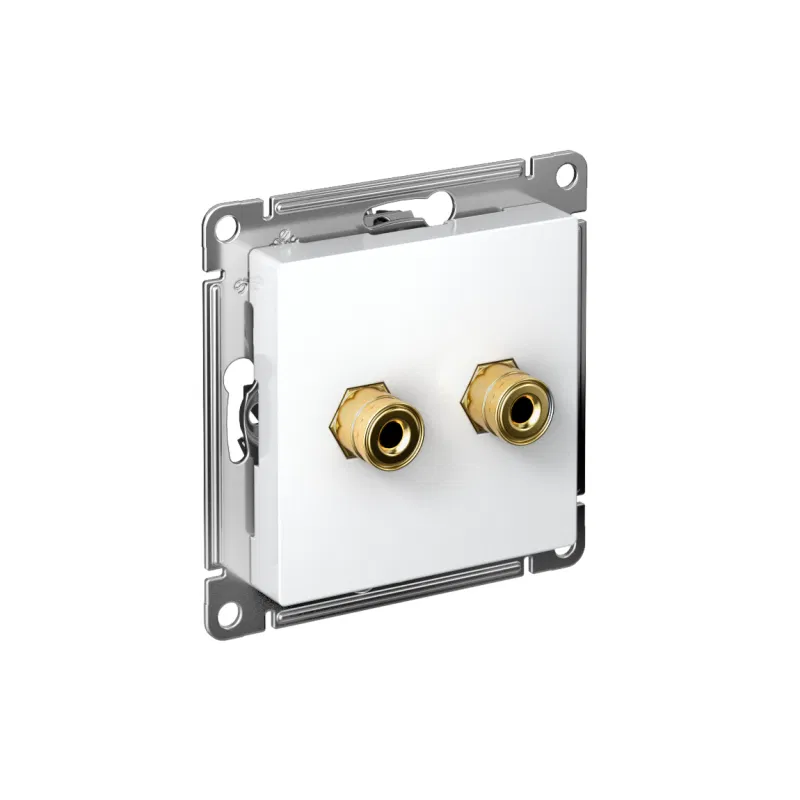 Аудиорозетка двойная AtlasDesign лотос SE ATN001387 Systeme Electric