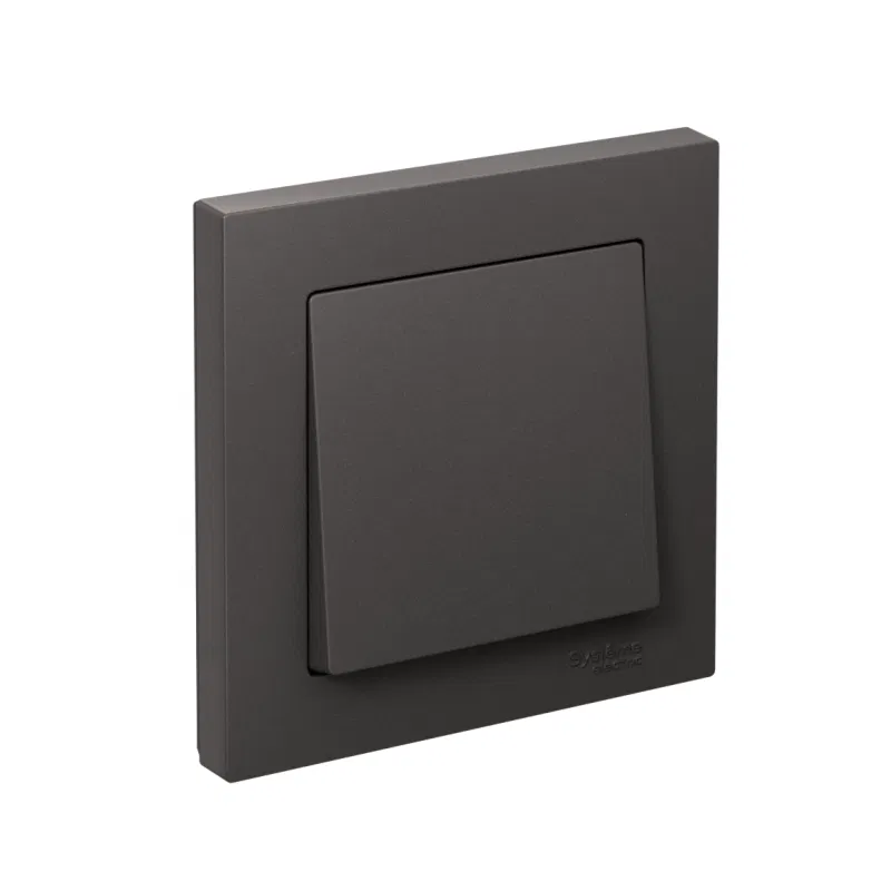 Выключатель 1-кл. AtlasDesign сх.1 10АХ в сборе базальт SE ATN001412 Systeme Electric