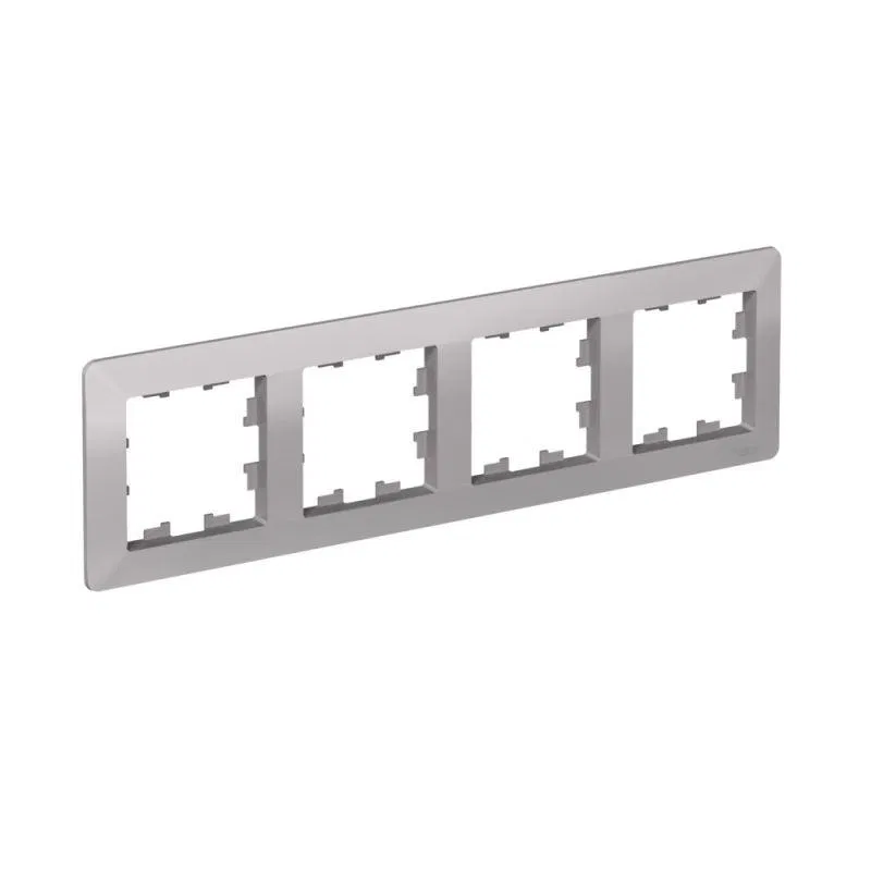 Рамка 4-м AtlasDesign Air алюм./дым. черн. SE ATN220304 Systeme Electric