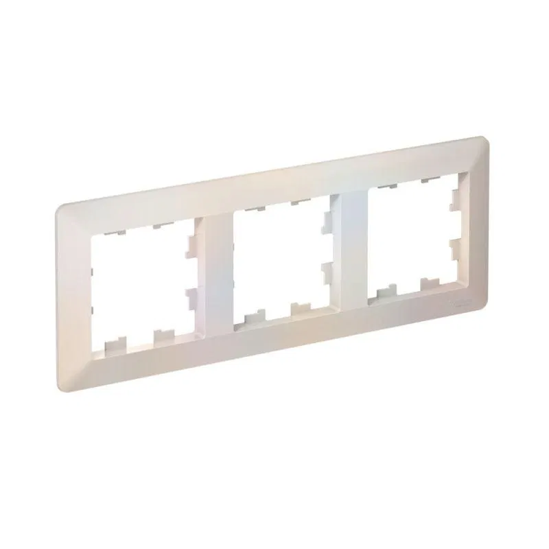 Рамка 3-м AtlasDesign Air жемчуж./дым. бел. SE ATN220403 Systeme Electric