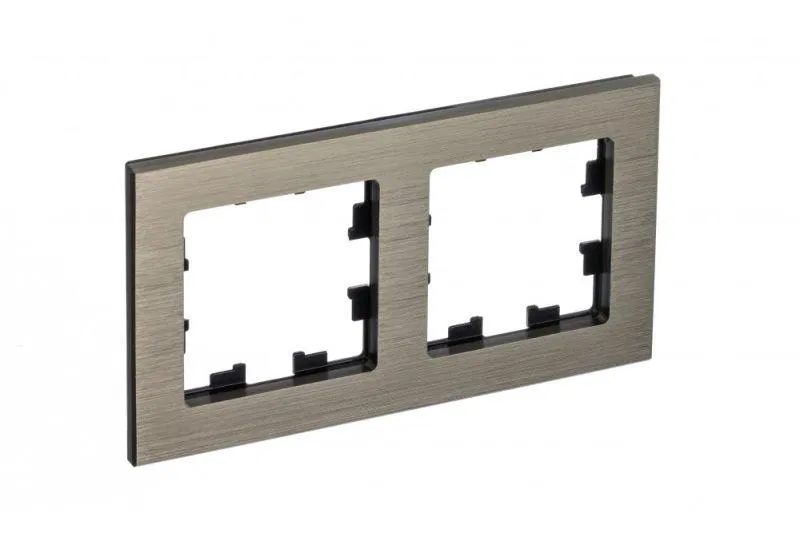 Рамка 2-м AtlasDesign Nature метал. латунь SE ATN312202 Systeme Electric