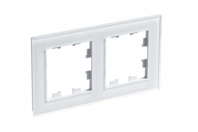 Рамка 2-м AtlasDesign Nature стекло бел. SE ATN320102 Systeme Electric