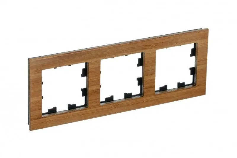 Рамка 3-м AtlasDesign Nature дерево бамбук SE ATN353203 Systeme Electric