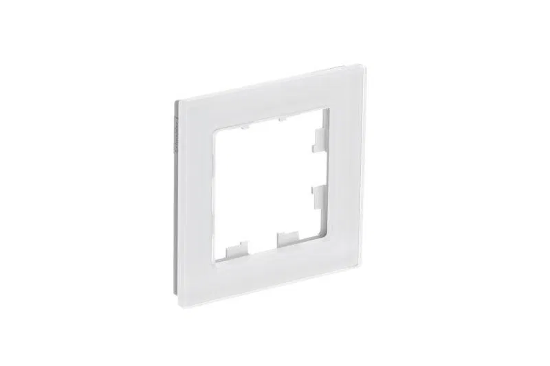 Рамка 1-м AtlasDesign Nature натур. стекло бел. SE ATN360101 Systeme Electric