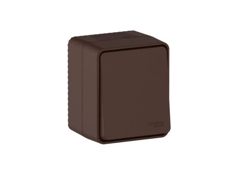 Выключатель 1-кл. ОП AtlasDesign PROFI IP54 10AX корич. SE ATN546011 Systeme Electric