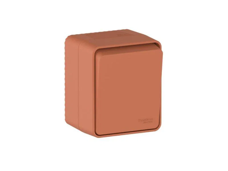 Выключатель 1-кл. ОП AtlasDesign PROFI IP54 10AX терракот. SE ATN547011 Systeme Electric
