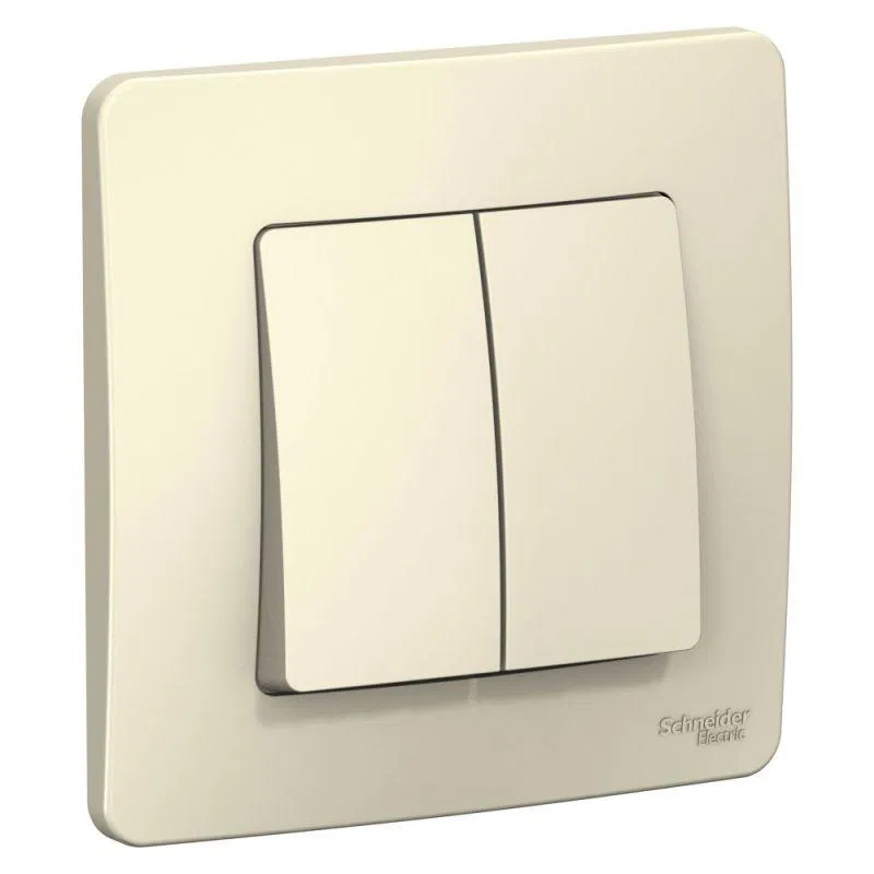 Выключатель 2-кл. СП Blanca 6А IP20 (сх. 5) 250В молочн. SE BLNVS006502 Systeme Electric