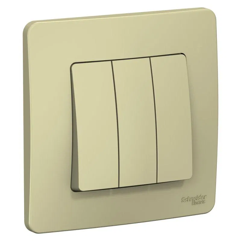 Выключатель 3-кл. СП Blanca 10А IP20 (сх. 1+1+1) 250В беж. SE BLNVS100507 Systeme Electric
