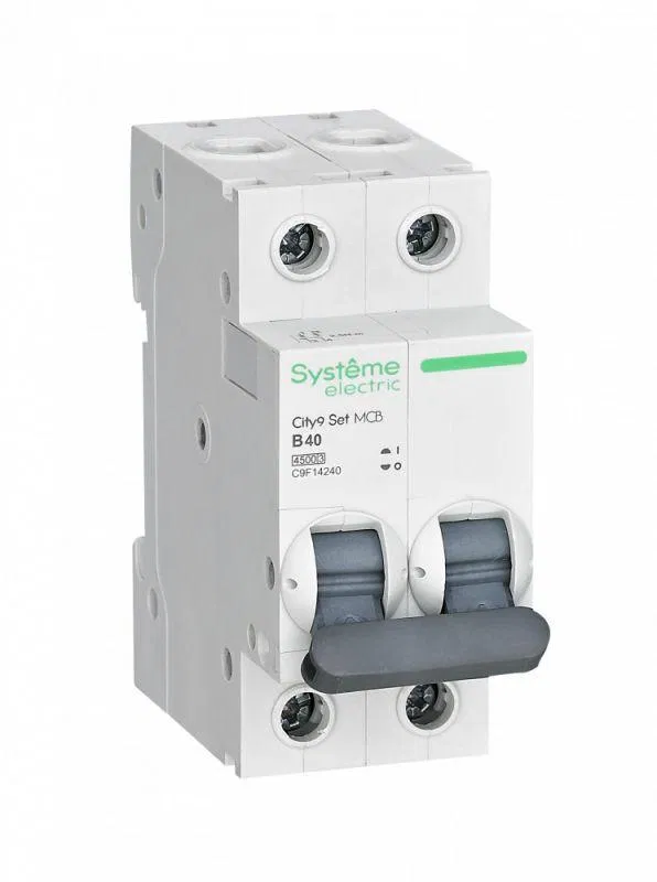 Выключатель автоматический модульный 2п B 40А 4.5кА City9 Set 230В SE C9F14240 Systeme Electric