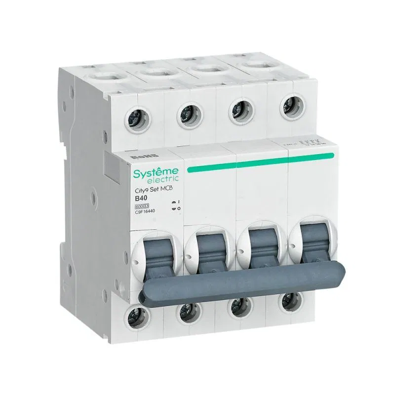 Выключатель автоматический 4п City9 Set (АВ) B 40А 6кА 400В SE C9F16440 Systeme Electric