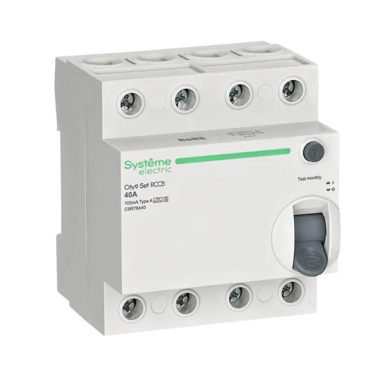 Выключатель дифференциального тока City9 Set 4п 40А 100мА A-S 400В SE C9R76440 Systeme Electric