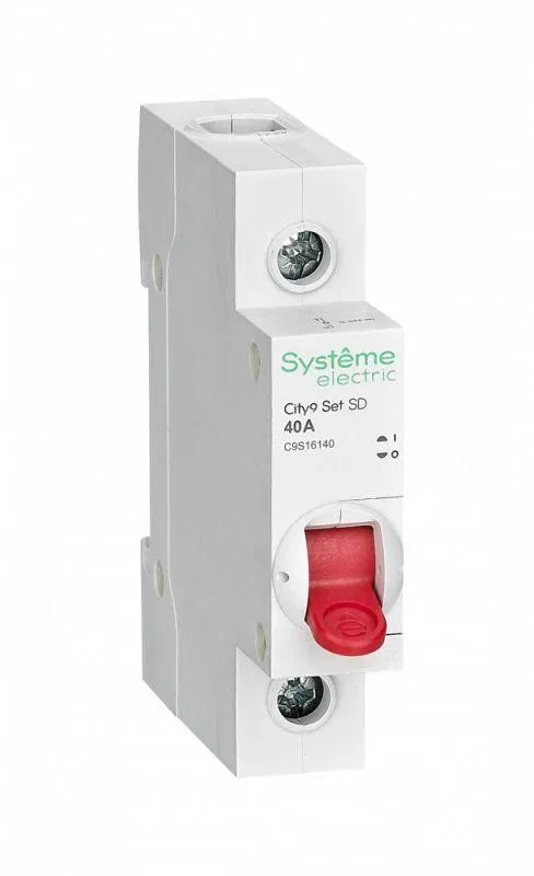 Выключатель нагрузки 1п 40А 230В City9 Set SE C9S16140 Systeme Electric