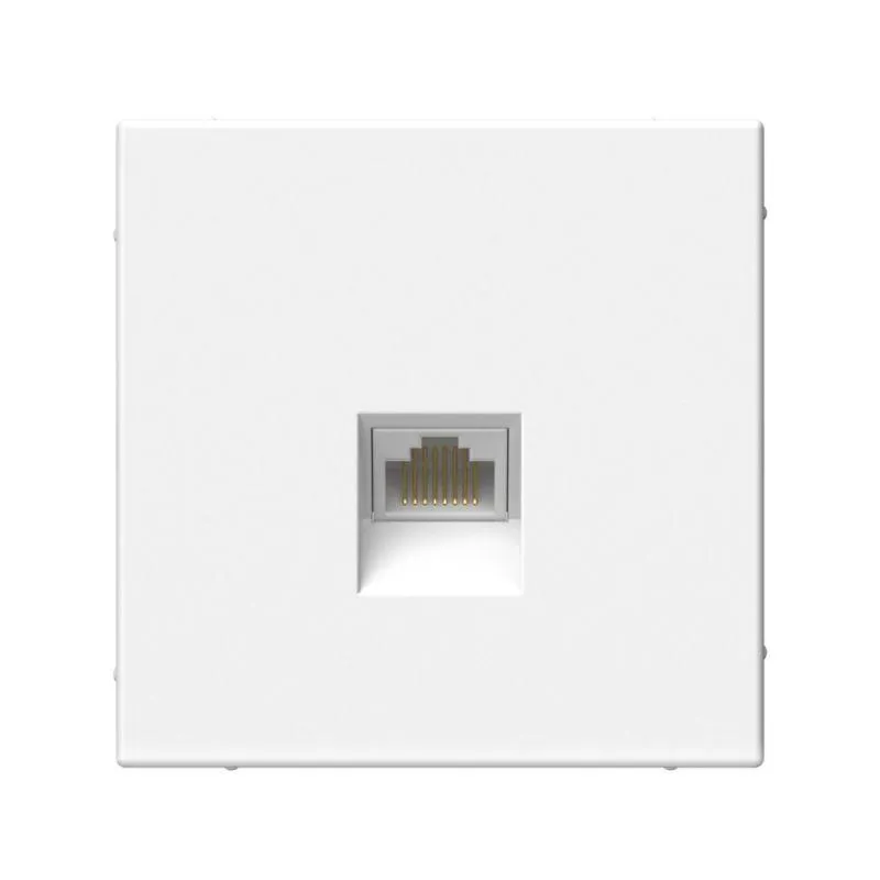 Розетка компьютерная ArtGallery RJ45 кат.6A механизм бел. SE GAL000186 Systeme Electric