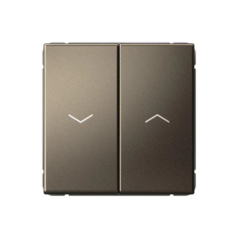 Выключатель для жалюзи 2-кл. ArtGallery 2х (сх. 4) 10А механизм мокко SE GAL000619 Systeme Electric
