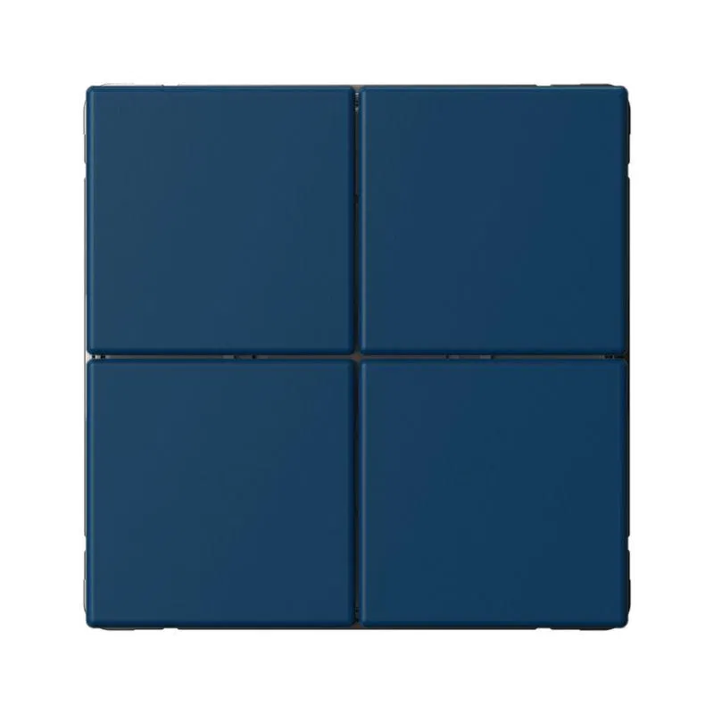 Выключатель сценарный 4-кл. ArtGallery (сх. 1) аквамарин SE GAL001174 Systeme Electric