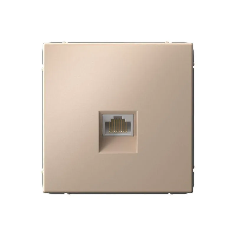 Розетка компьютерная ArtGallery RJ45 кат.6A механизм песочн. SE GAL001286 Systeme Electric