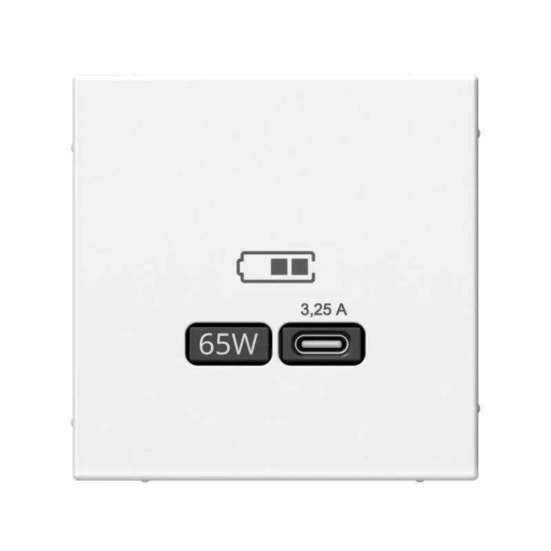 Розетка USB ArtGallery тип C 65Вт QC PD высокоскор. ЗУ механизм лотос SE GAL001327 Systeme Electric