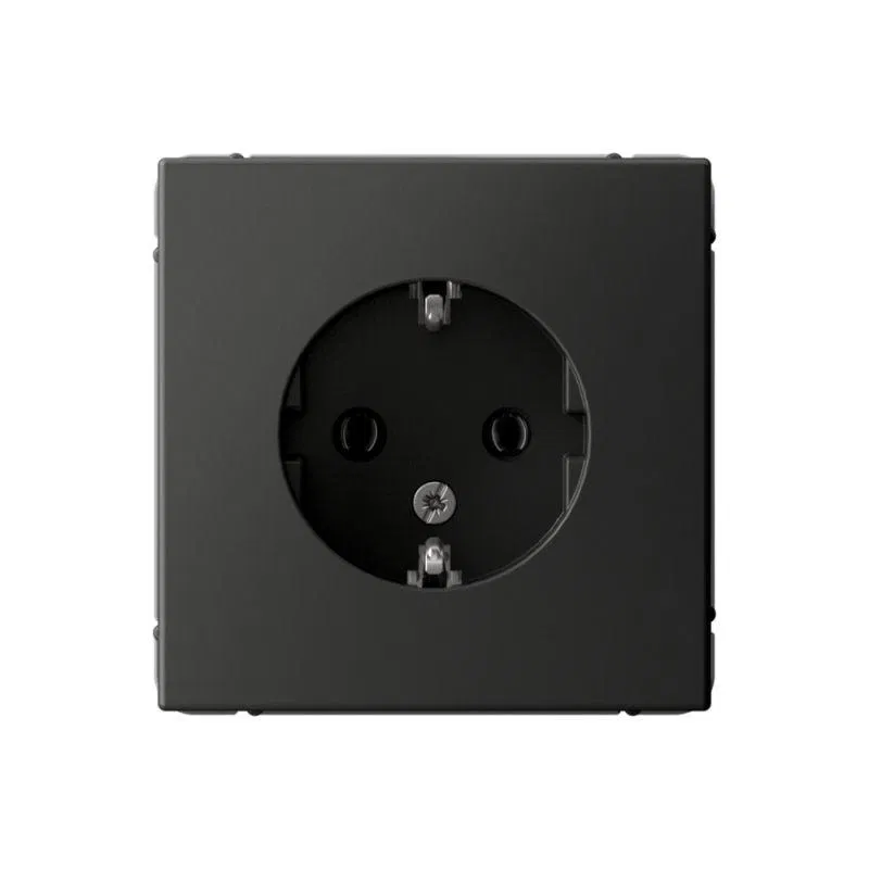 Розетка ArtGallery 16А с заземл. механизм базальт SE GAL001443 Systeme Electric