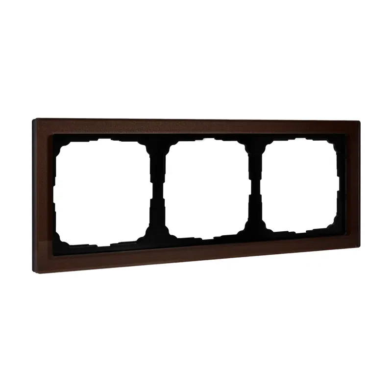 Рамка 3-м ArtGallery Pure органич. стекло мокко SE GAL320603 Systeme Electric