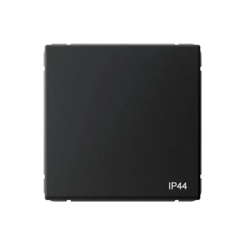 Переключатель 1-кл. ArtGallery IP44 10AX быстрозажим. клем. механизм карбон SE GAL441061S Systeme Electric