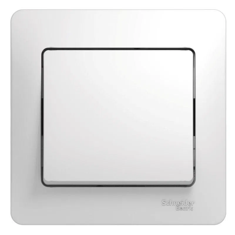 Выключатель 1-кл. СП Glossa 10А IP20 (сх. 1) 10AX в сборе бел. SE GSL000112 Systeme Electric