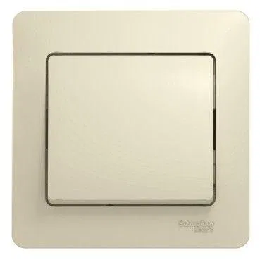 Выключатель 1-кл. СП Glossa 10А IP20 (сх. 1) 10AX в сборе беж. SE GSL000212 Systeme Electric