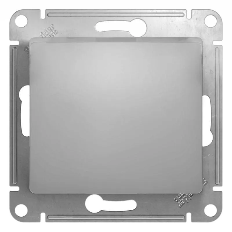 Переключатель проходной 1-кл. СП Glossa 10А IP20 (сх. 6) 10AX механизм алюм. SE GSL000361 Systeme Electric