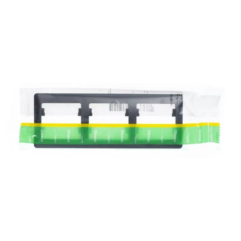 Рамка 3-м Glossa горизонт. антрацит SE GSL000703 Systeme Electric