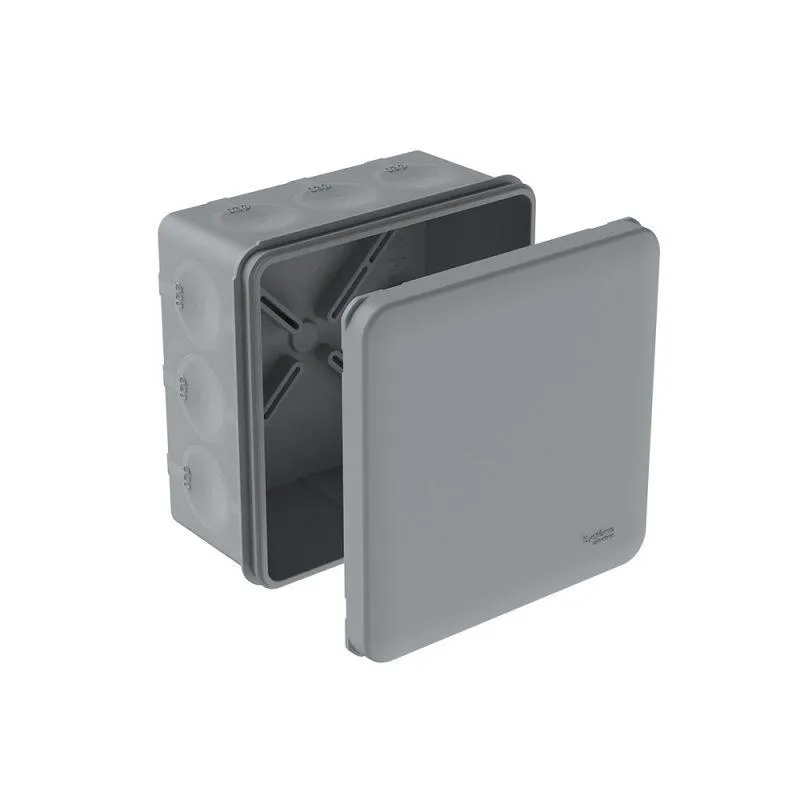Коробка распределительная MultiBox IP66 100х100х50 DIY (со стикером) сер. SE IMT351981 Systeme Electric