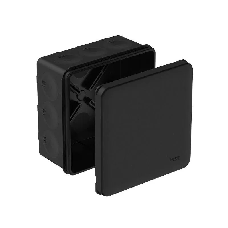Коробка распределительная MultiBox IP66 100х100х50 DIY (со стикером) черн. SE IMT352981 Systeme Electric