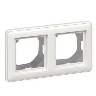 Рамка 2-м W59 Aqua IP44 горизонт. бел. SE KD-2B-18 Systeme Electric