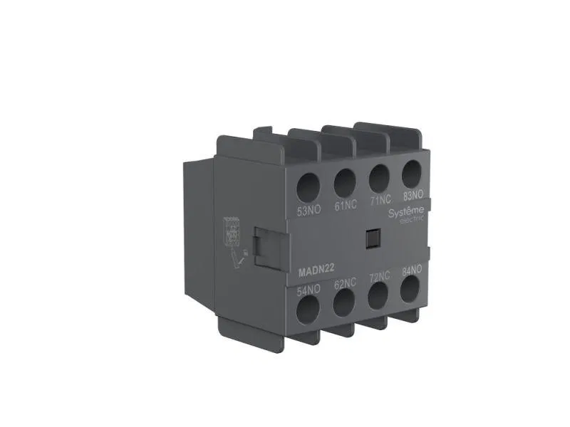 Блок контактный дополнительный MC1D 4НЗ фронт. монтаж. SE MADN04 Systeme Electric
