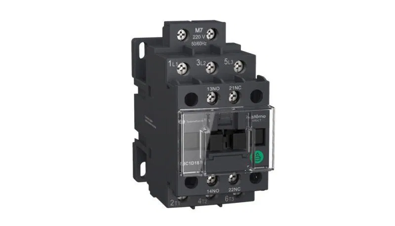 Контактор MC1D 3п 18А кат. 24В AC 1НО+1НЗ SE MC1D18B7 Systeme Electric