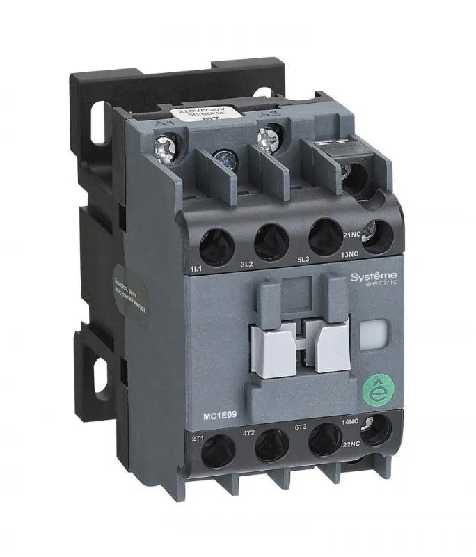 Контактор MC1E 3п 12А кат. 24В AC 1НО+1НЗ SE MC1E12B7 Systeme Electric