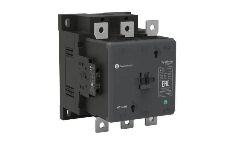 Контактор MC1G 3п 330А кат. 250-500В AC/DC 2НО+2НЗ SE MC1G330URE Systeme Electric