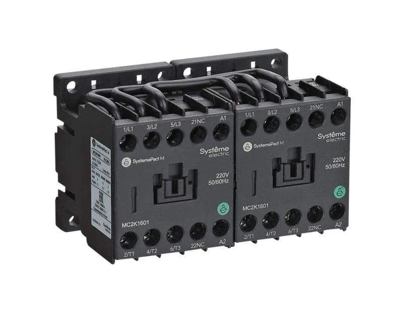 Контактор реверсивный MC2K 6А 1НЗ AC 127В 50/60Гц SE MC2K0601FC7 Systeme Electric