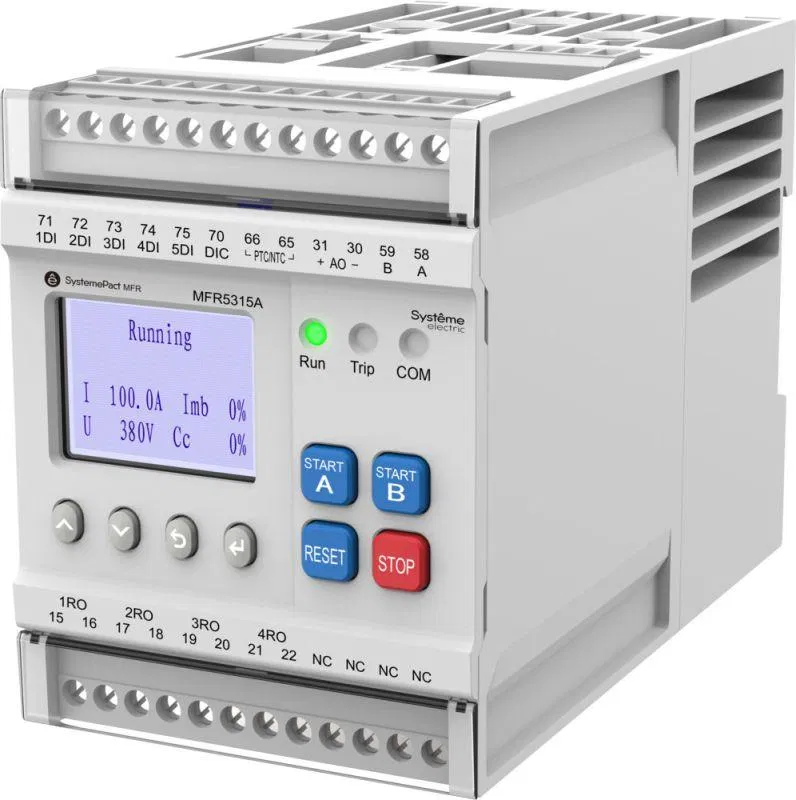 Реле MFR530 MODBUS-RTU + встроен. дисплей 5-25А ТТ d10.5мм 80-270В AC/DC SE MFR53125A Systeme Electric