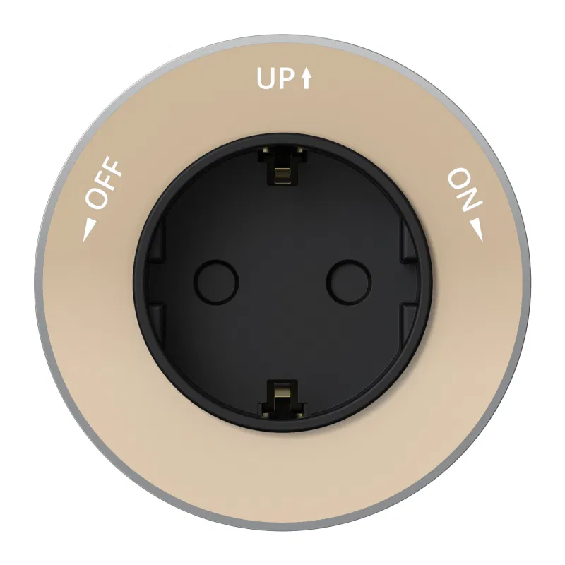 Розетка MultiTrack 16А 2P+E 250В круглая тип MTK13 песочн. SE MTK13001P Systeme Electric