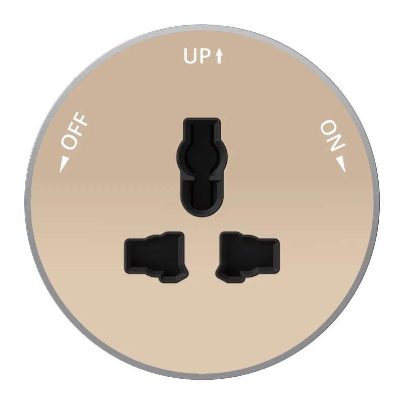 Розетка MultiTrack 13А 250В универс. круглая тип MTK13 песочн. SE MTK13002P Systeme Electric
