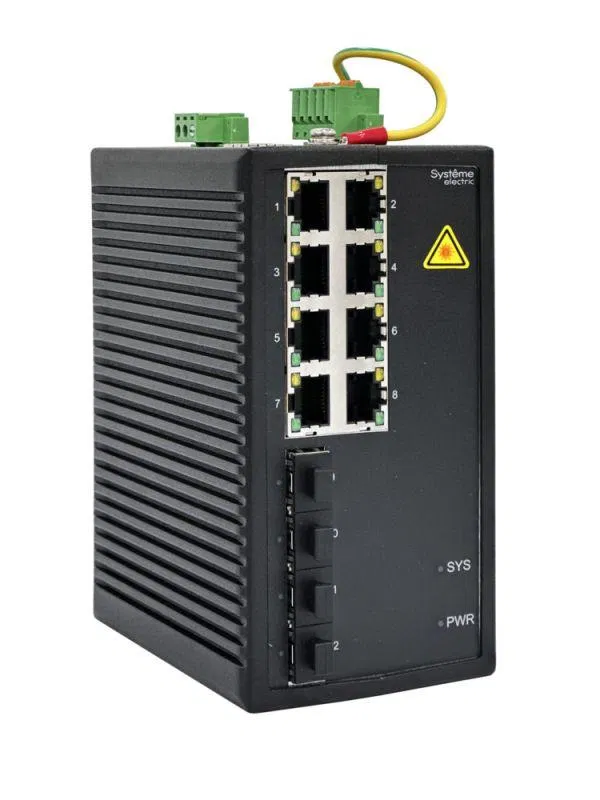 Коммутатор промышленный управляемый Ethernet L2 8х10/100/1000BaseT 4х100/1000BaseX SFP SE NSETM212T08X04A Systeme Electric