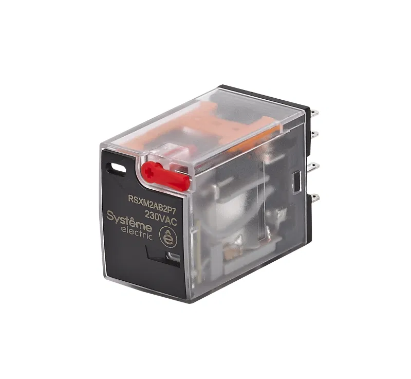 Реле 12А 2перекл. 230В AC тест кнопка LED SE RSXM2AB2P7 Systeme Electric