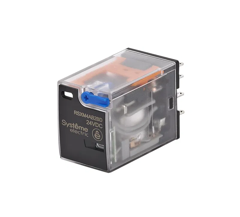 Реле 6А 4перекл. 24В DC тест кнопка LED SE RSXM4AB2BD Systeme Electric
